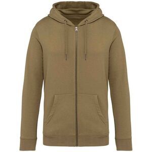 Native Spirit Unisex Adult Full Zip Hoodie / Light Olive